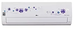 Lg 1.5 Ton 5 Star Copper Floral Convertible 4 in 1 Cooling Inverter Split AC (White)