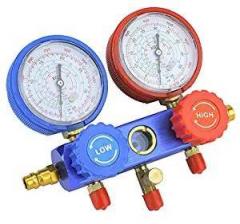 Manifold Gauge, Air Conditioning, Multifunctional High Quality for Maintenance Worker Easy to Read Home Easy to Use