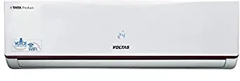 Voltas 1.5 Ton 3 Star Copper 183 WZJ White Wi Fi Works With Alexa Split AC