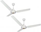 Activa 1200 mm 5 star Apsra Ceiling Fan White Pack of Two