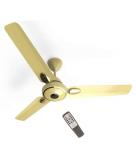 Atomberg Efficio+ 1400mm BLDC motor Energy Saving Anti Dust Ceiling Fan with Remote Control | Metallic Gold