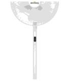 Atomberg Efficio+ 400mm BLDC motor Energy Saving Pedestal Fan with Remote Control | White