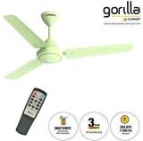 Gorilla E1 1200 mm Energy saving remote control Ceiling Fan Ivory