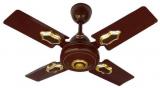 Min Max 600 24 inch Classic 4 Blade Ceiling Fan Brown
