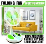 RIPICHI STORE 175 MINI RECHARGEABLE TableFan FOLDABLE FAN GREEN AND PINK
