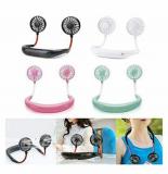 Shopingry Portable Hanging Neck Fan USB Gadgets Rechargeable