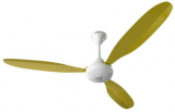 Superfan 1200 Super X1 with Remote Ceiling Fan Yellow