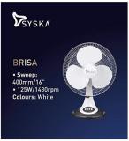 SYSKA H 400 SYSKA BRISA Wall Fan WHITE
