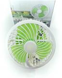 UNIVERSAL 365 RECHARGEABLE FOLDING TABLE FAN MULTICOLOR PACK OF 1