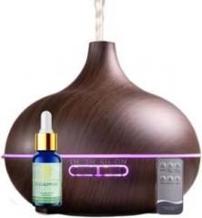 Divine Aroma Diffuser And Essential Oil Funnel Top With Remote controlled Portable Room Air Purifier
