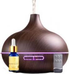 Divine Aroma Humidifier/ Aroma Diffuser & Ylang Ylang Essential Oil Combo For Home & Office Portable Room Air Purifier