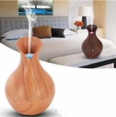 Ktoston Aroma Diffuser Ultrasonic Cool Mist Big Pot Wooden Humidifier with LED Lights Portable Room Air Purifier