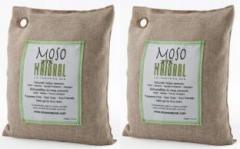 Moso Natural Air Purifying Bag Deodorizer, Odor Eliminator for Kitchens, Living Areas and Basements Absorbs and Eliminates Odors Color Natural Portable Room Air Purifier