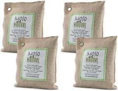 Moso Natural Air Purifying Bags Bamboo Charcoal Air Freshener, Deodorizer, Odor Eliminator & Odor Absorber for Cars and Closets Natural Color Portable Room Air Purifier