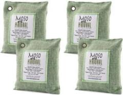 Moso Natural Air Purifying Bags Odor Eliminator for Cars, Closets, Bathrooms and Pet Areas Green Color Portable Room Air Purifier