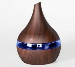 Renmax Mini USB Humidifier Aroma Diffuser 7 LED Color Change KP 1541 Dark Brown 300ml Portable Room Air Purifier