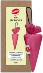 Runbugz Camphor Cone With Rose Fragrance, Air Freshener & Mosquito Repellent, pack of 1, Fridge Air Purifier