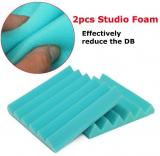 4 Pack Acoustic Wedge Studio Foam Soundproofing Wall Tiles 12 inchX 12 inchX 2 inch