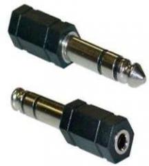 6.3 mm Stereo Male Pin to 3.5 mm Audio Female Connector