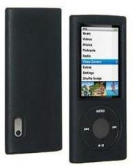 Amzer 85303 Silicone Skin Jelly Case Black for iPod Nano 5th Gen
