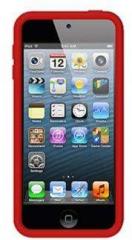 Amzer 94909 Silicone Skin Jelly Case Red for iPod Touch 5th Gen