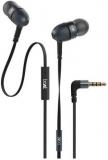 Boat BassHeads 220 Black Ear Buds Wired With Mic Headphones/Earphones