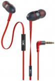Boat Bassheads 220 Raging Red On Ear Wired With Mic Headphones/Earphones
