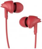 Boat boAt BassHeads 100 red In Ear Wired With Mic Headphones/Earphones