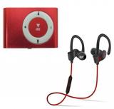 Captcha QC 10 Bluetooth Headset With Bluetooth Metal Music MP3 Players