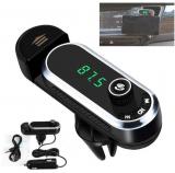 Car Kit Bluetooth Handsfree FM Transmitter USB Charger MP3 Air Vent Phone Mount