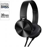 cloud search Extra bass MDR 450 On Ear Wired With Mic Headphones/Earphones