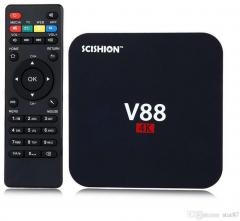 Colour Wise V88 4k Kodi Smart Android Tv Box Streaming Media Player