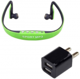 Cospex 2 Port Wall Adapter with New sporty MP3 Players