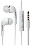 Duisah EHS64 On Ear White Headset On Ear Headset with Mic White Compatible with Samsung, I phone, Mi, all others