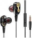 Dyno Duel Driver Wired Earphone In Ear Wired With Mic Headphones/Earphones