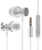 Fashion Metal In ear Earphones with Microphone Wire Control General Earplugs