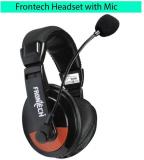 Frontech JIL 3442 Over Ear Wired With Mic Headphones/Earphones