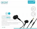 HI Plus HP 101E DECENT In Ear Wired With Mic Headphones/Earphones