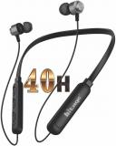 HITAGE NBT 5768+ BLACK 30 HOURS BATTERY MORAZO TS 373 QUICK CHARGE BLUETOOTH Neckband Wireless With Mic Headphones/Earphones
