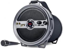 iBall Karaoke Barrel Bluetooth Speaker Black