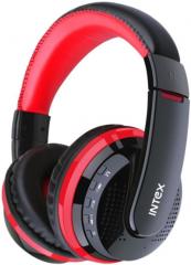 Intex Desire BT Over Ear Wired With Mic Headphone Black