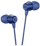 JBL C50HI In Ear Wired Earphones/Headphone With Mic Blue
