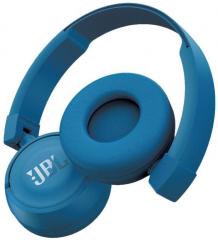 JBL T450BT On Ear Wireless Headphones With Mic Blue