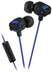 JVC HA FR201 In Ear Wired Earphones With Mic Blue