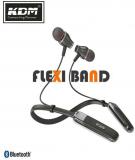 KDM Thunder Beat Flexiband 4D Ultraa Bass Neckband Wireless With Mic Headphones/Earphones