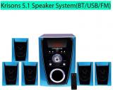 Krisons Polo Blue 5.1 Bluetooth Multimedia Home Theatre Wooden Sound Box