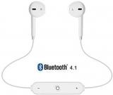 LatestTrend Sports S6 For Galaxy S7 Bluetooth Headset White