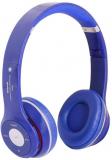 MODERN FITOOR S460 Blue Over Ear Wireless With Mic Headphones/Earphones