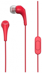 Motorola In Ear Wired Earphones With Mic Red