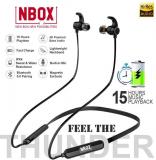 NBOX THUNDER 15 HOURS MUSIC PLAYBACK IPX4 4D BASS SPORT Bluetooth headphone / Bluetooth earphone Magnetic bluetooth Black
